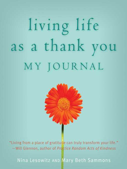 Title details for Living Life as a Thank You Journal by Nina Lesowitz - Available